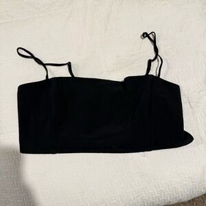Abercrombie black bra top size L